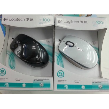 罗技M100R有线办...