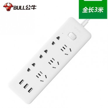 公牛usb插座接线板...