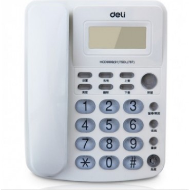 得力 787 电话机...