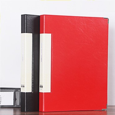 红色A4多功能文件夹...