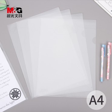 晨光文件夹透明防水塑...