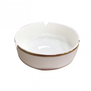 4寸骨瓷圆形烟灰缸